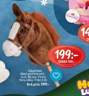 Leklust Käpphäst, SEK 199 erbjuda