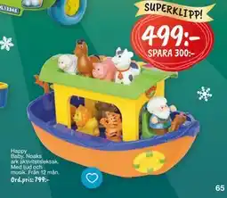 Leklust Happy Baby Noaks ark aktivitetsleksak, SEK 499 erbjuda