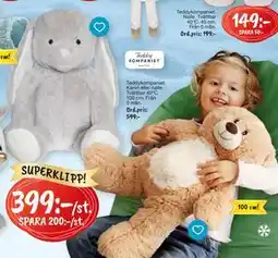 Leklust Teddykompaniet Kanin eller nalle, SEK 399 erbjuda