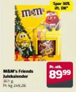 Fleggaard M&M's Friends Julekalender erbjuda