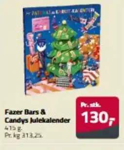 Fleggaard Fazer Bars & Candys Julekalender erbjuda
