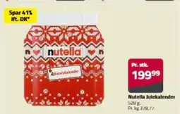 Fleggaard Nutella Julekalender erbjuda