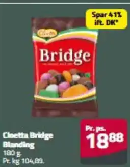 Fleggaard Cloetta Bridge Blanding erbjuda
