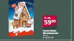 Fleggaard Ferrero Kinder Mix Julekalender erbjuda