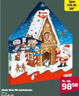 Fleggaard Kinder Maxi Mix Julekalender erbjuda