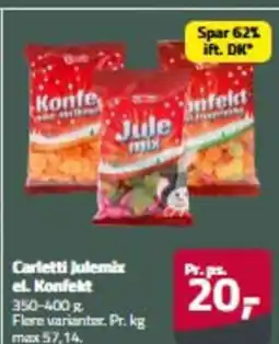Fleggaard Carletti Julemix el Konfekt erbjuda