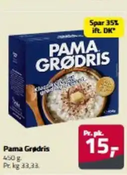 Fleggaard Pama Grødris erbjuda