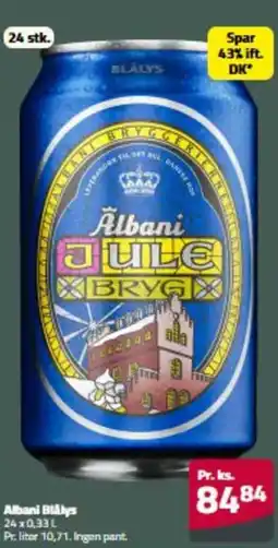 Fleggaard Albani Blålys erbjuda