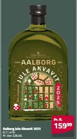 Fleggaard Aalborg Jule Akvavit 2025 erbjuda