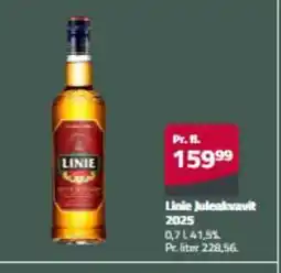 Fleggaard Linie Juleakvavit 2025 erbjuda