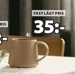 JYSK OLLE mugg, SEK 35 erbjuda