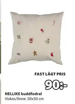 JYSK NELLIKE kuddfodral, SEK 90 erbjuda