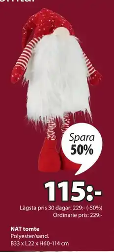JYSK NAT tomte, SEK 115 erbjuda