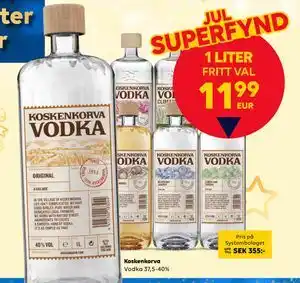 Border Shop Koskenkorva, EUR 11.99 erbjuda