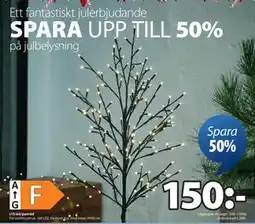 JYSK LYS led ljusträd, SEK 150 erbjuda