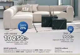 JYSK SKEJBY modulsoffa, SEK 10250 erbjuda