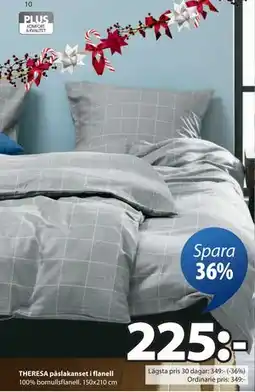 JYSK THERESA påslakanset i flanell, SEK 225 erbjuda