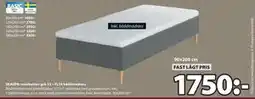 JYSK SKAUPA resårbotten grå-33 + FLYA bäddmadrass, SEK 1750 erbjuda