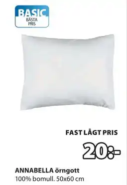 JYSK ANNABELLA örngott, SEK 20 erbjuda