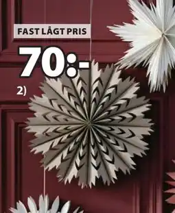 JYSK SEPTARIE julstjärna, SEK 70 erbjuda