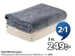 JYSK HAGTORN fleecepläd, SEK 249 erbjuda