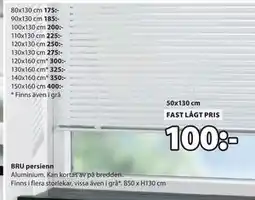 JYSK BRU persienn erbjuda