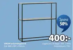 JYSK VIRUM avlastningsbord, SEK 400 erbjuda