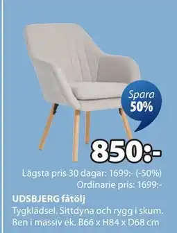JYSK UDSBJERG fåtölj, SEK 850 erbjuda