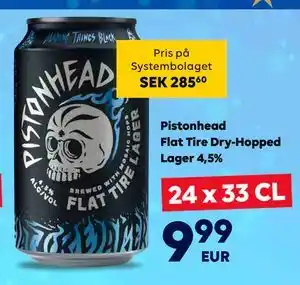 Pistonhead Flat Tire Dry-Hopped Lager 4,5%, EUR 9.99