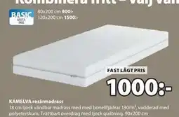 JYSK KAMELVA resårmadrass, SEK 1000 erbjuda
