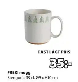 JYSK FREKI mugg, SEK 35 erbjuda