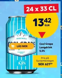 Border Shop Cool Grape Longdrink 5,5%., EUR 13.42 erbjuda