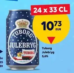 Border Shop Tuborg Julebryg 5,6%, EUR 10.73 erbjuda