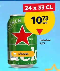 Border Shop Heineken 4,6%, EUR 10.73 erbjuda