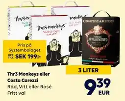 Border Shop Thr3 Monkeys eller Costa Carezzi, EUR 9.39 erbjuda