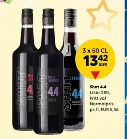 Border Shop Shot 4.4, EUR 13.42 erbjuda