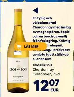 Border Shop Clos Du Bois, EUR 12.07 erbjuda