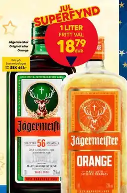 Border Shop Jägermeister Original eller Orange., EUR 18.79 erbjuda