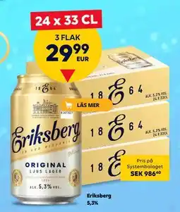 Border Shop Eriksberg 5,3%, EUR 29.99 erbjuda