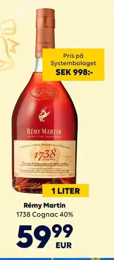 Border Shop Rémy Martin, EUR 59.99 erbjuda