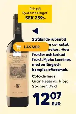 Border Shop Coto de Imaz, EUR 12.07 erbjuda