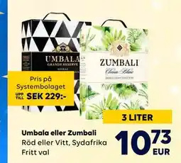 Border Shop Umbala eller Zumbali, EUR 10.73 erbjuda