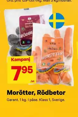 City Gross Morötter, Rödbetor, SEK 7.95 erbjuda