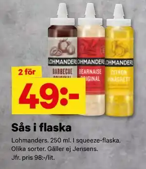 City Gross Sås i flaska, SEK 49 erbjuda