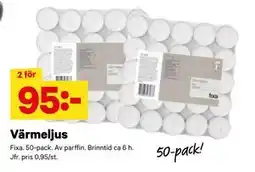 City Gross Värmeljus, SEK 95 erbjuda