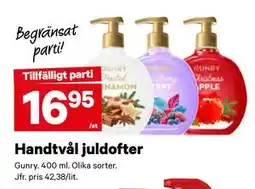 City Gross Handtvål juldofter, SEK 16.95 erbjuda
