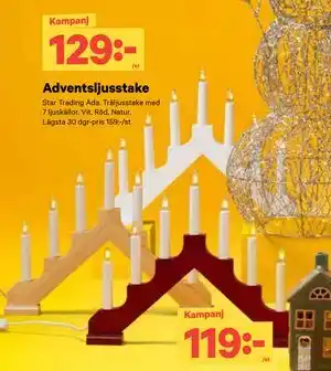 City Gross Adventsljusstake, SEK 129 erbjuda