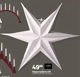 City Gross Pappersstjärna 3D, SEK 49.95 erbjuda