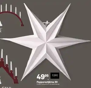 City Gross Pappersstjärna 3D, SEK 49.95 erbjuda