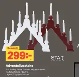 City Gross Adventsljusstake, SEK 299 erbjuda